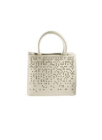 Shopping bag Garance 16 in leather - Ivory