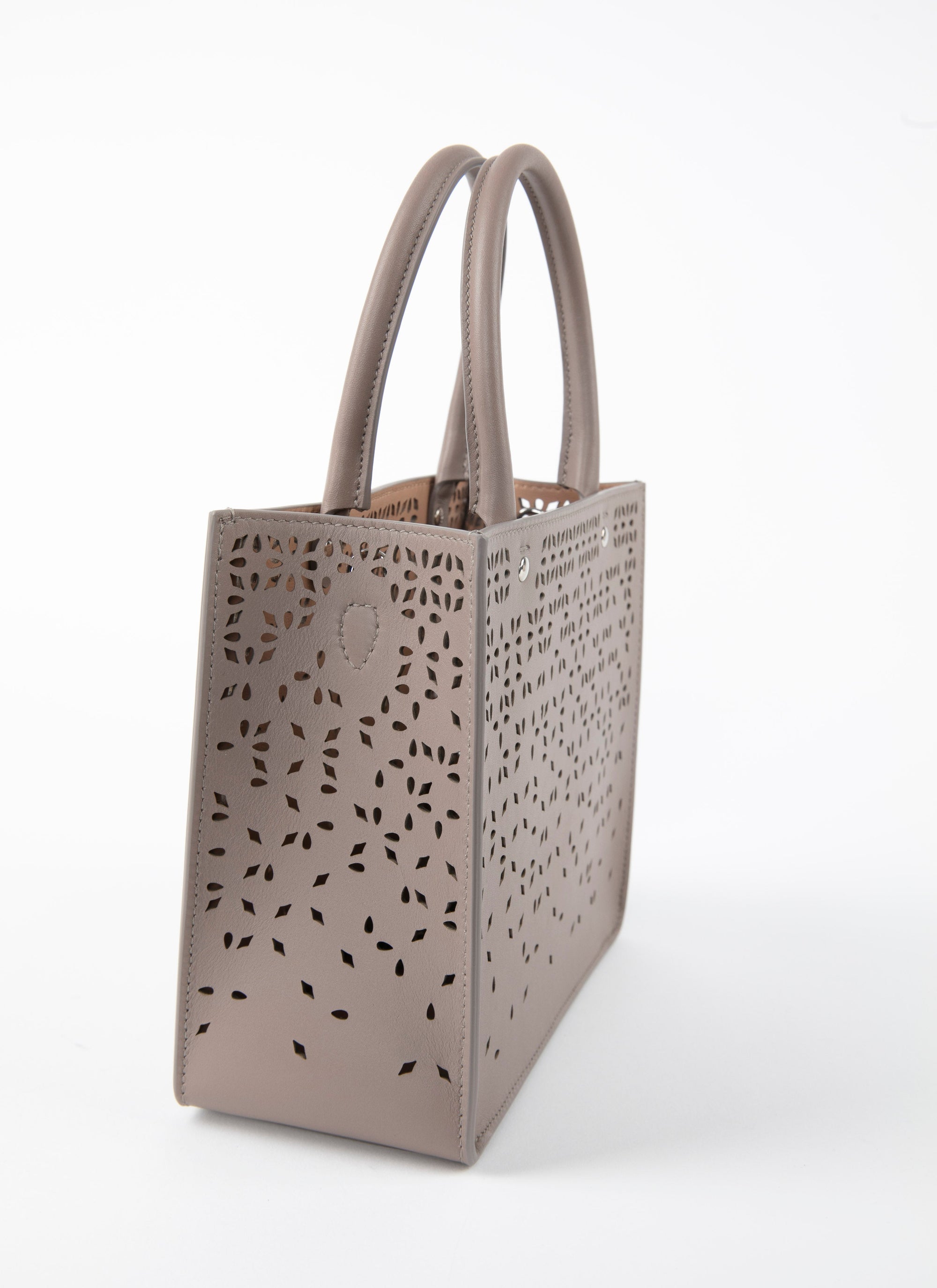 Garance Fiori Gonna bag in leather - Turtle Dove