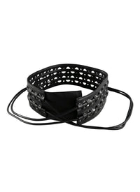 Leather Hinge Belt - Black