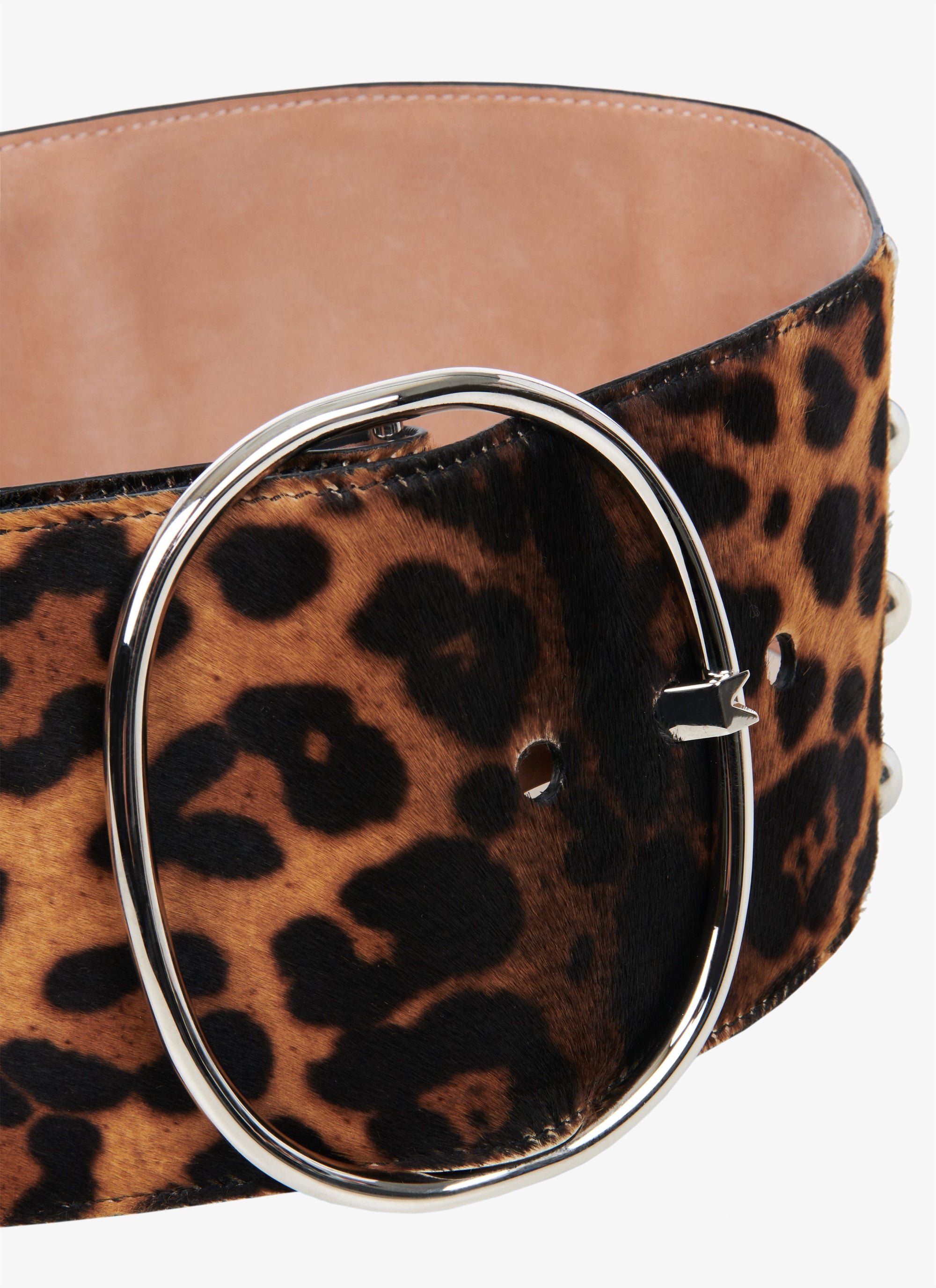 SEPIA BROWN 157 LEOPARD HAIRCALF STUDS - SEPIA BROWN 157 LEOPARD HAIRCALF STUDS