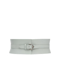 Strapless leather belt - Pastel Mint