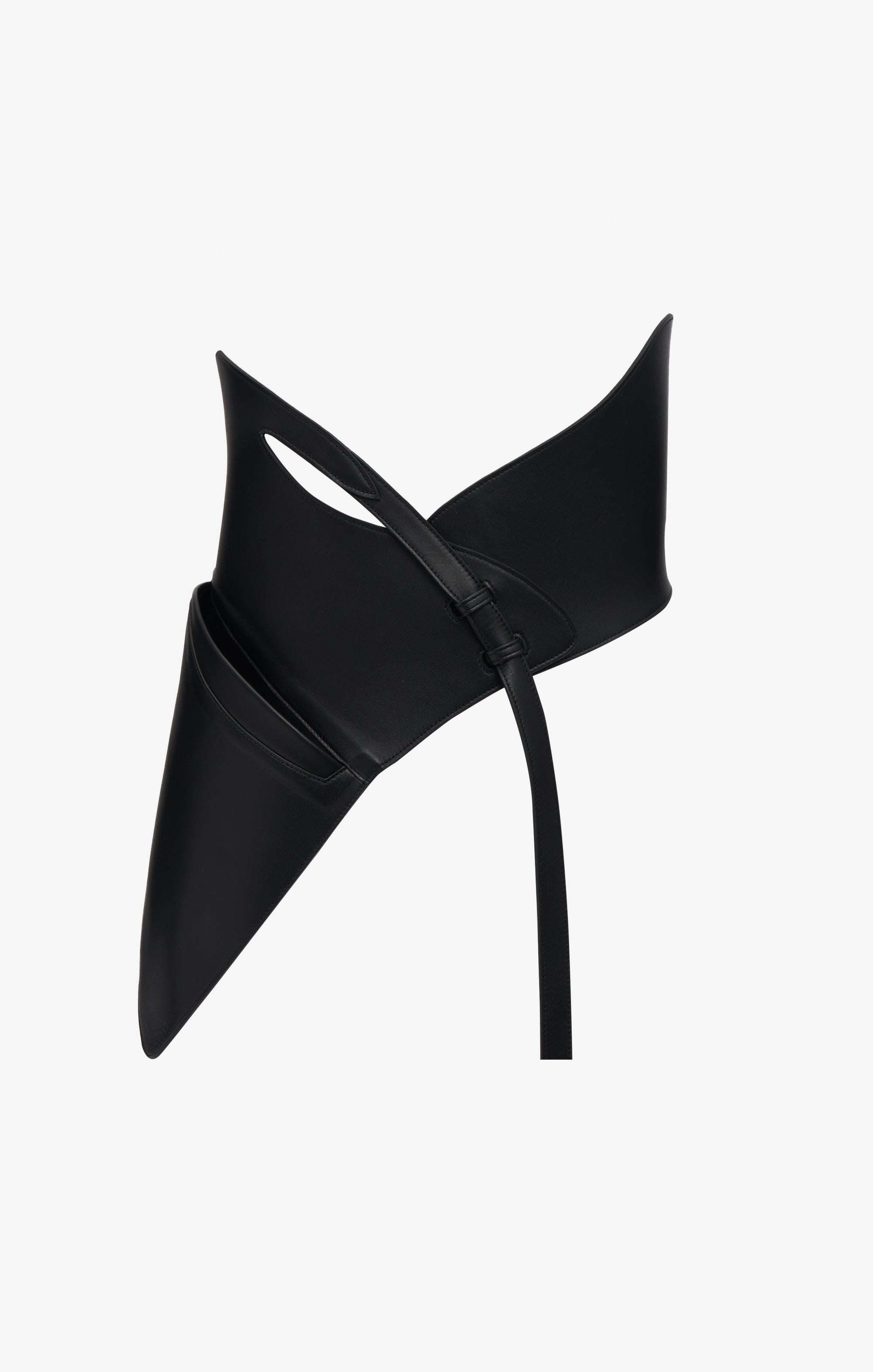 Leather Corset Harness - Black