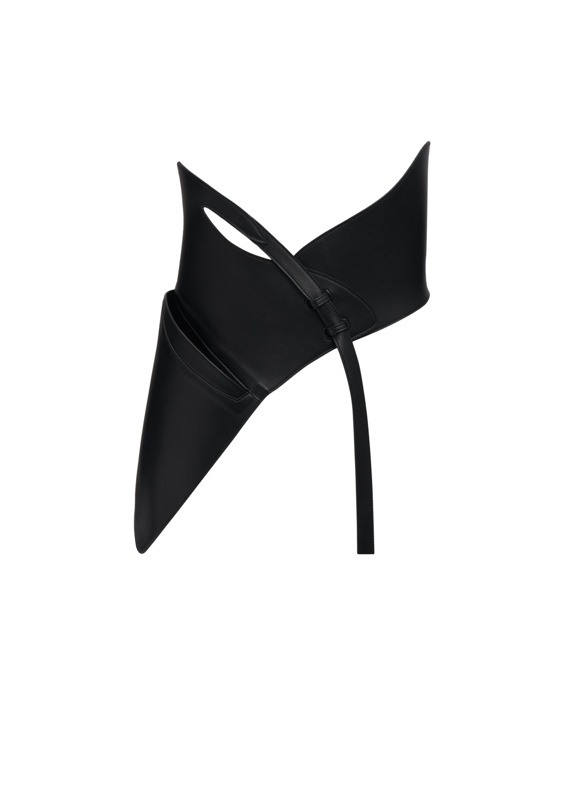 Leather Corset Harness - Black
