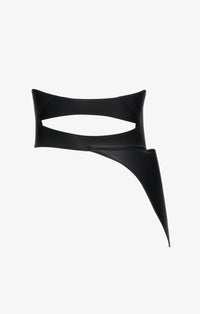 Leather Corset Harness - Black