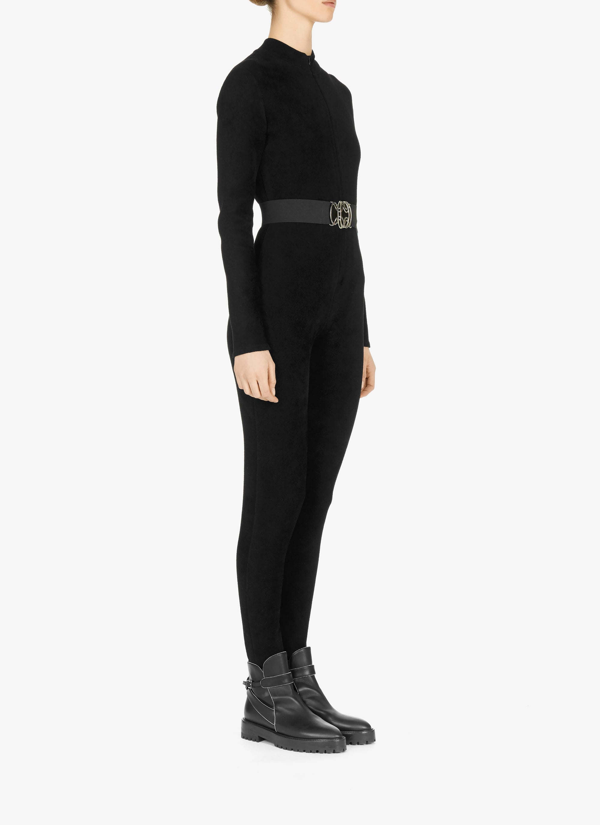 Graphic fastening belt - Black intense