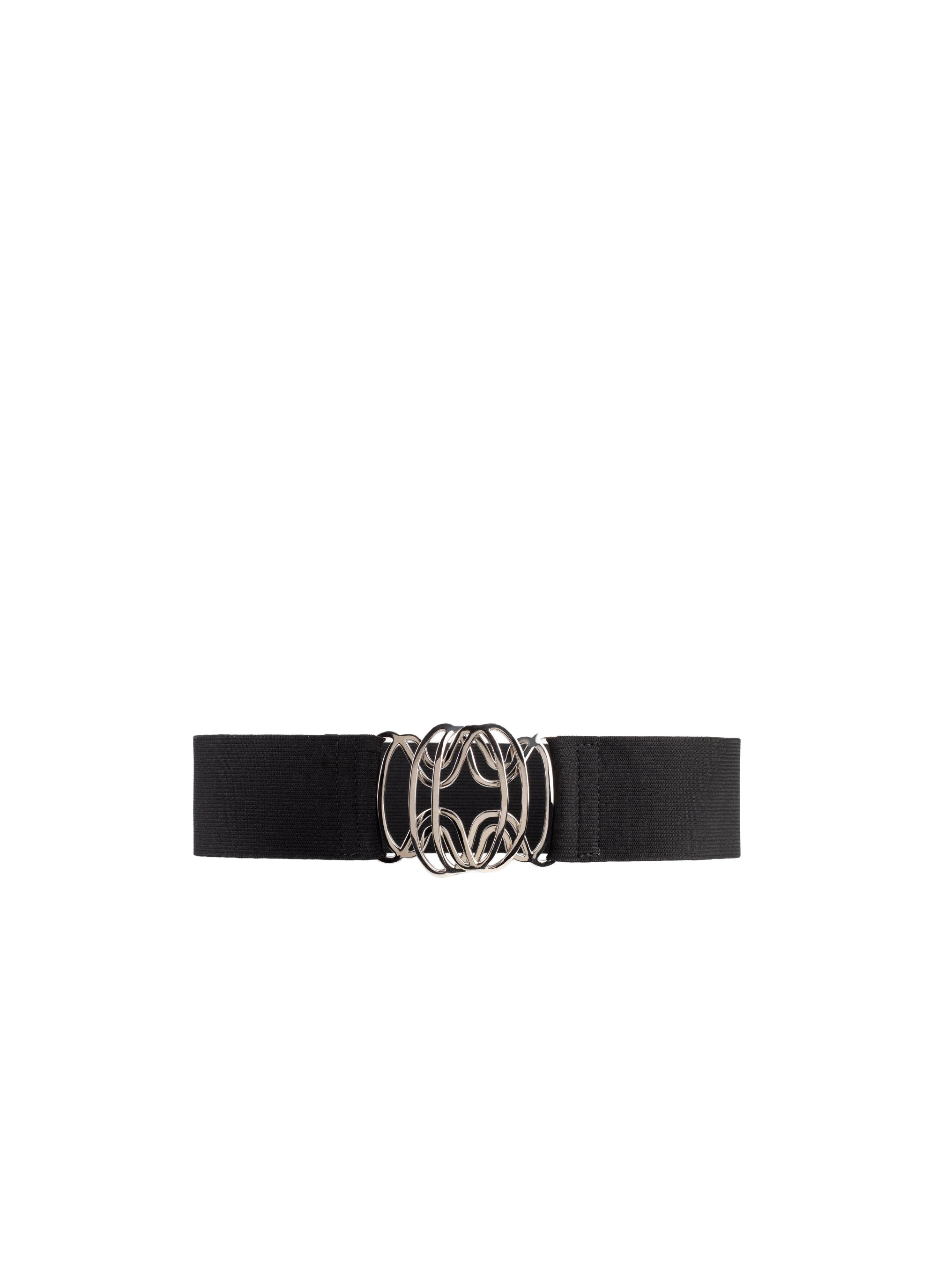 Graphic fastening belt - Black intense