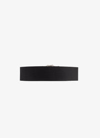 Graphic fastening belt - Black intense