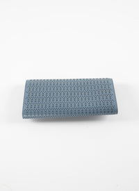 Openwork flap wallet in leather - Embrun