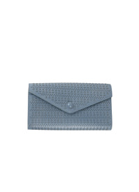 Openwork flap wallet in leather - Embrun