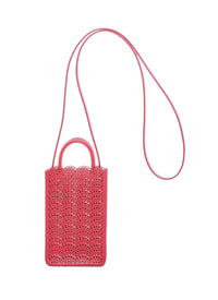 Garance Leather Phone Case - Raspberry