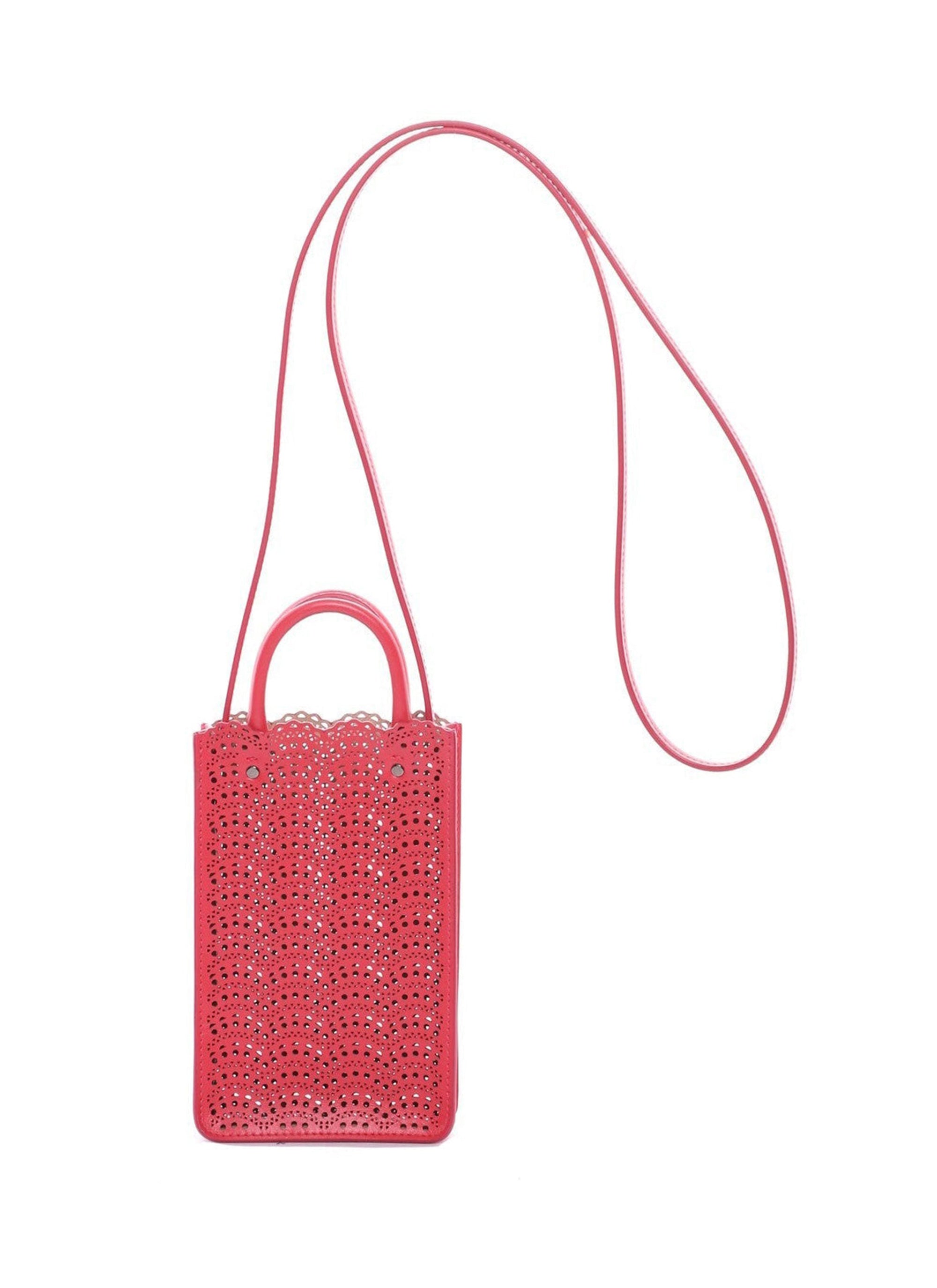 Garance Leather Phone Case - Raspberry