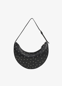 Shoulder bag Le Demi-Lune in leather - Black