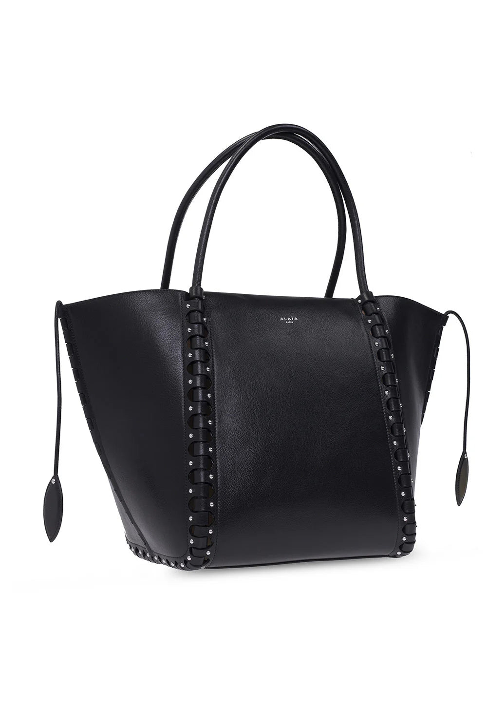 Leather shoulder bag Le Hige - Black