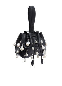 Rose Marie Leather Bag - Black