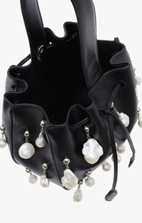 Rose Marie Leather Bag - Black