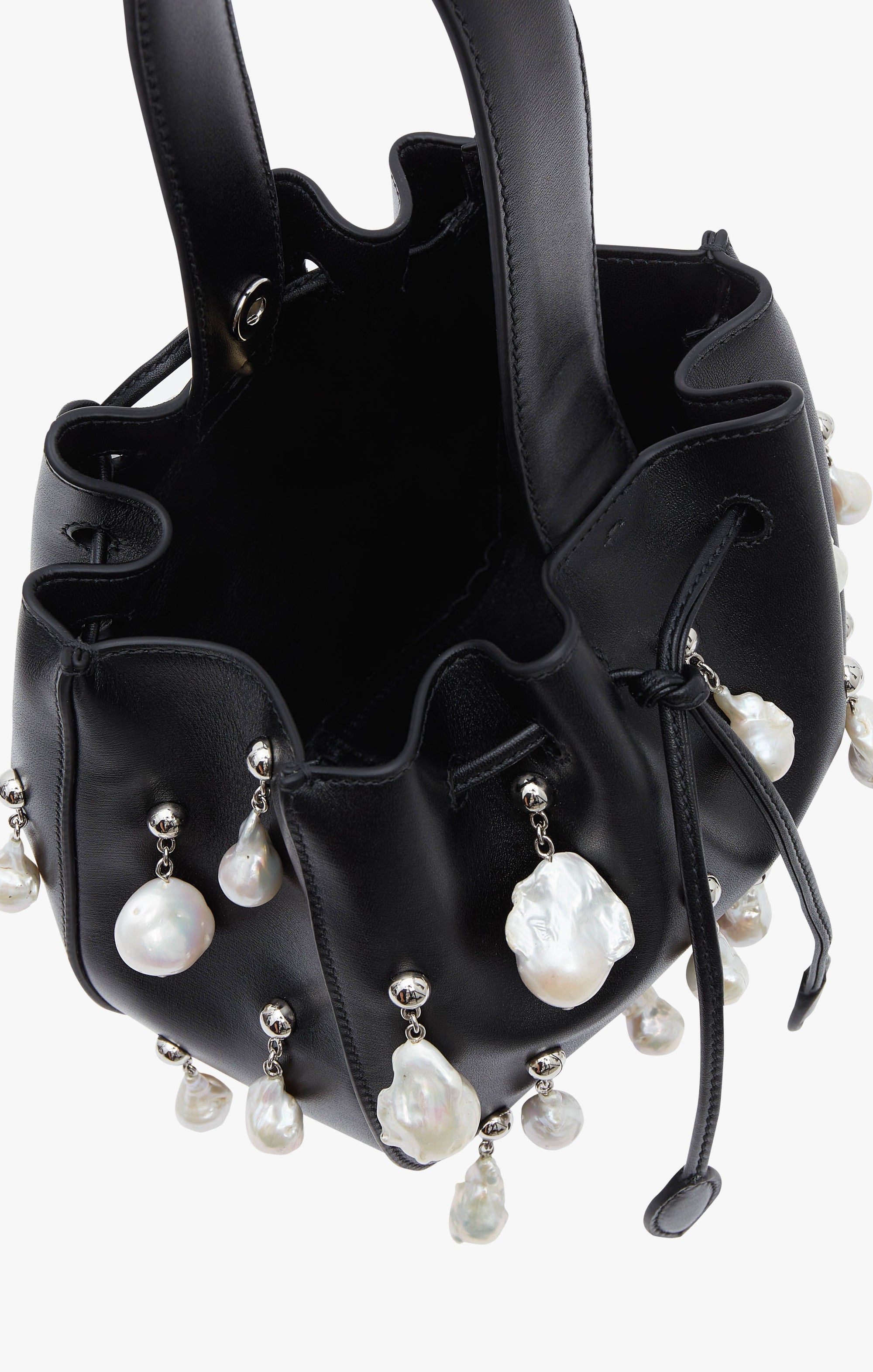 Rose Marie Leather Bag - Black