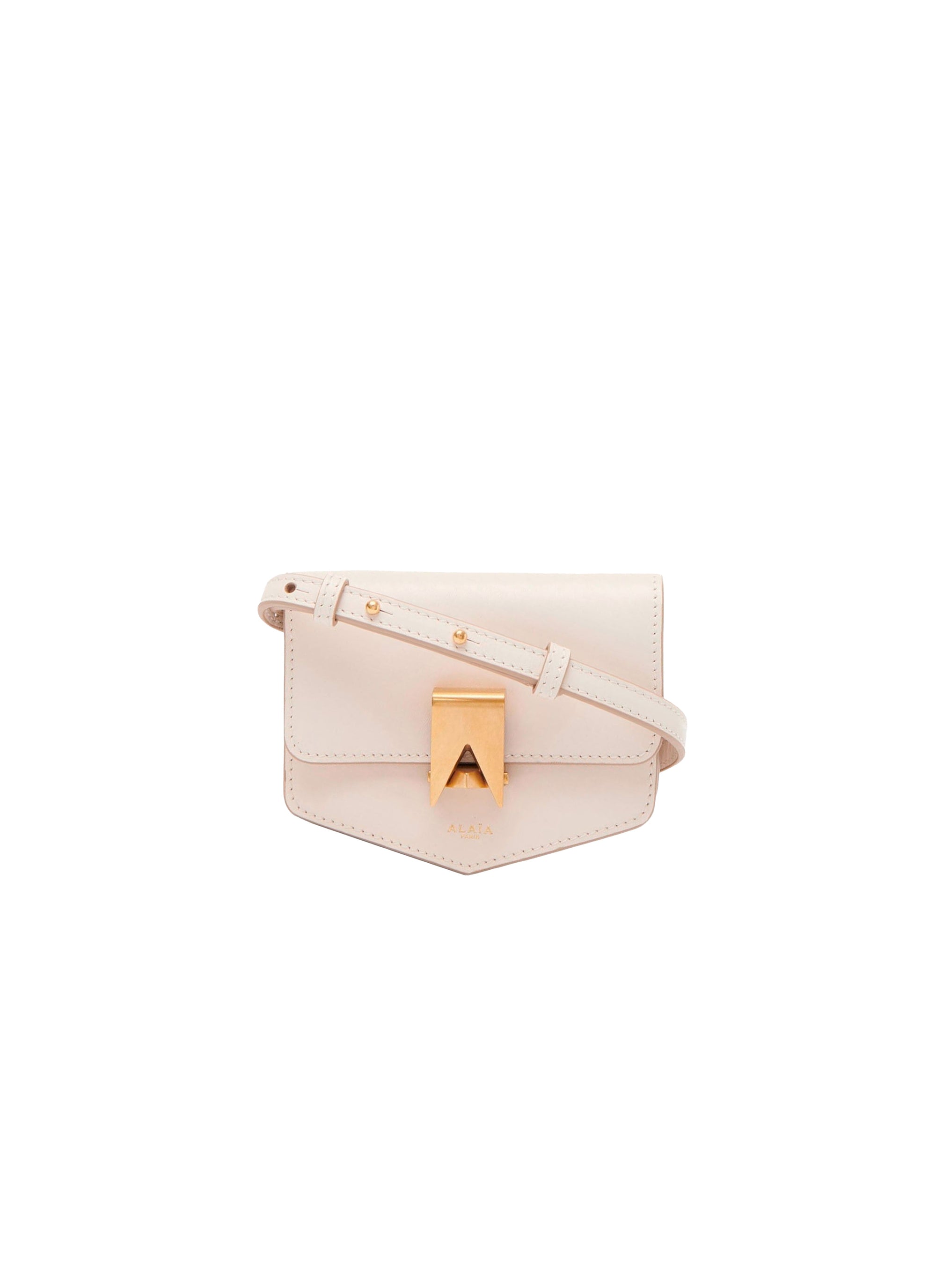 Leather Mini Bag Le Papa - Ivory