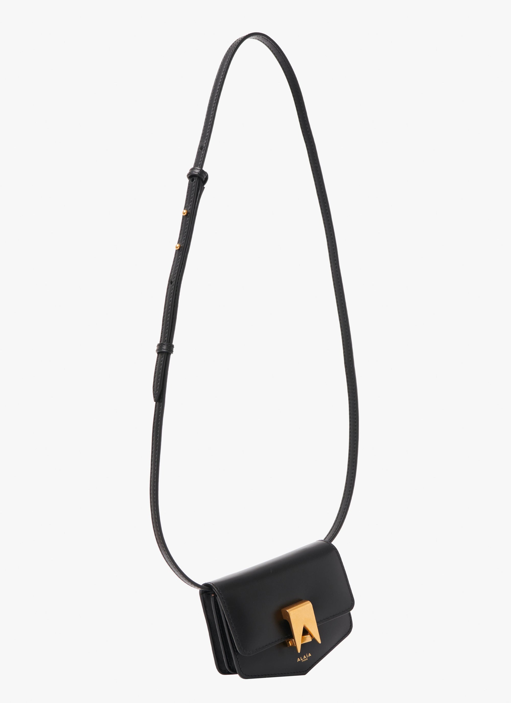 Leather Mini Bag Le Papa - Black