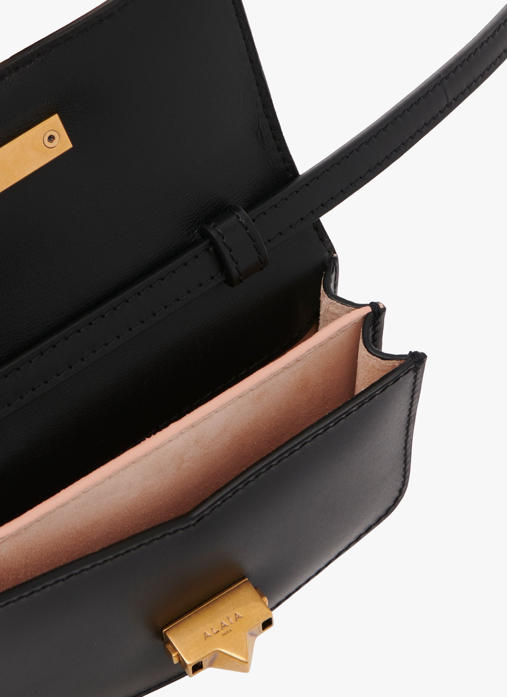 Leather Mini Bag Le Papa - Black