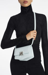 Le Papa Small Leather Bag - Garnet Red