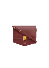 Leather Dad Bag - Garnet Red