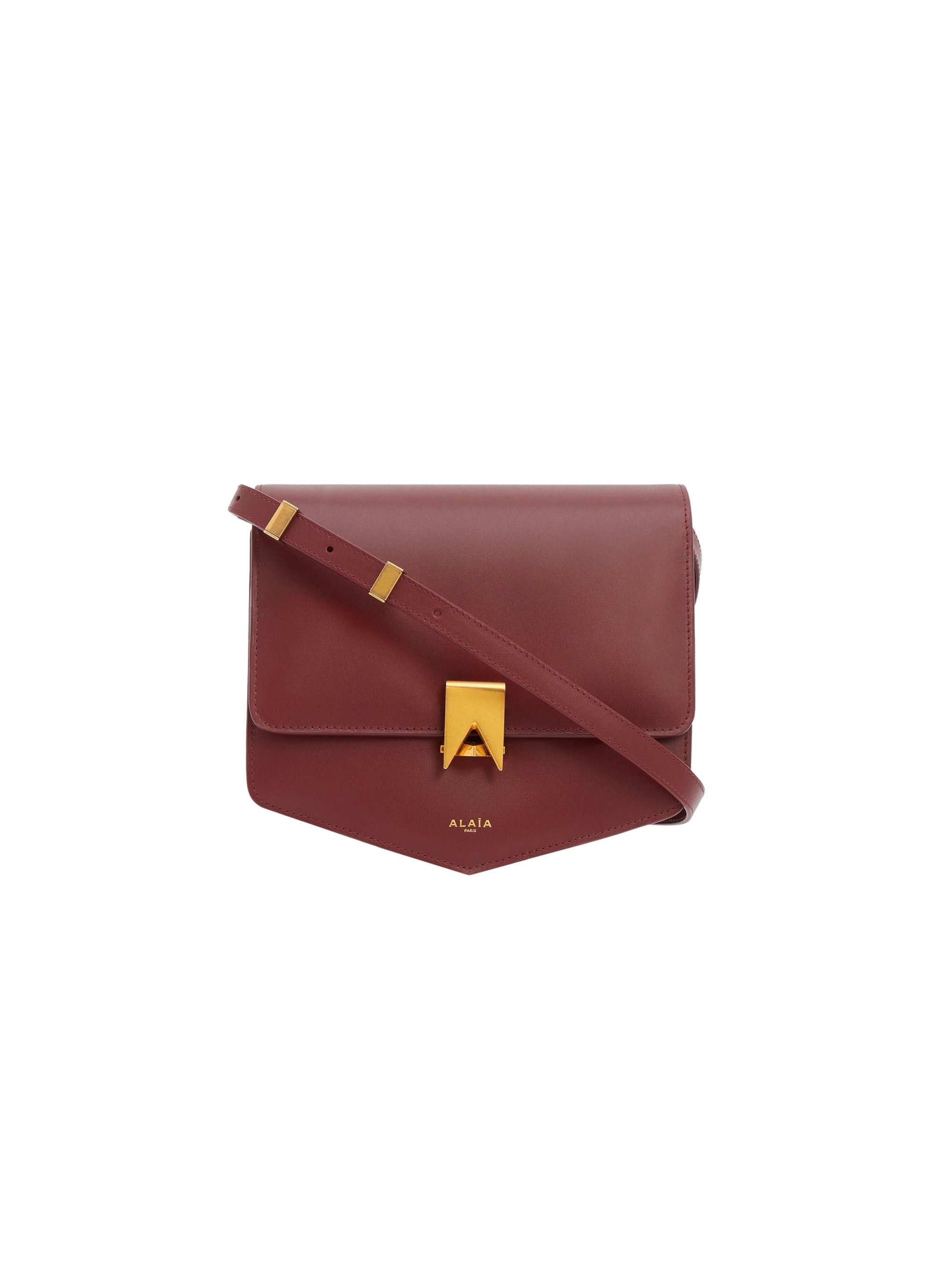 Leather Dad Bag - Garnet Red