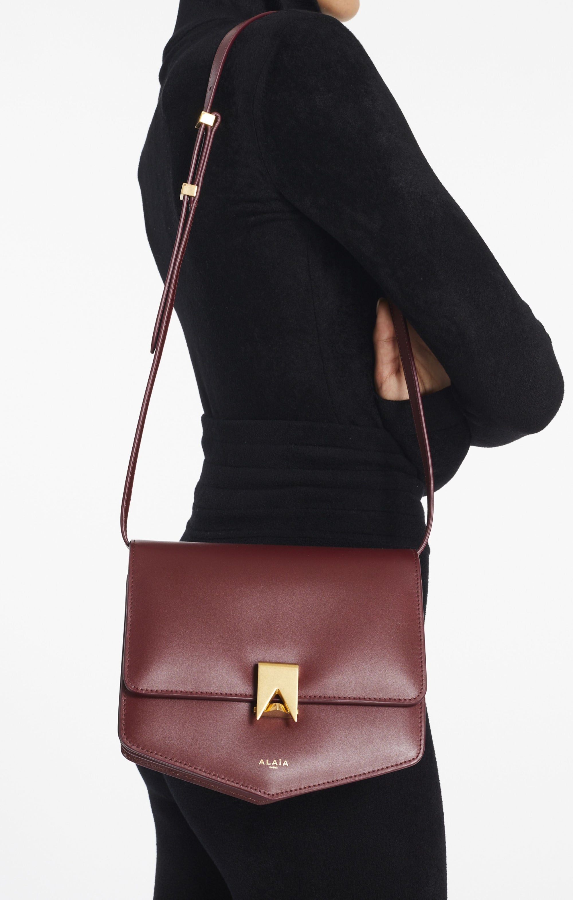 Leather Dad Bag - Antique Pink