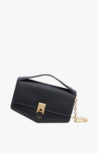 Le Papa Shoulder Bag, Leather - Black
