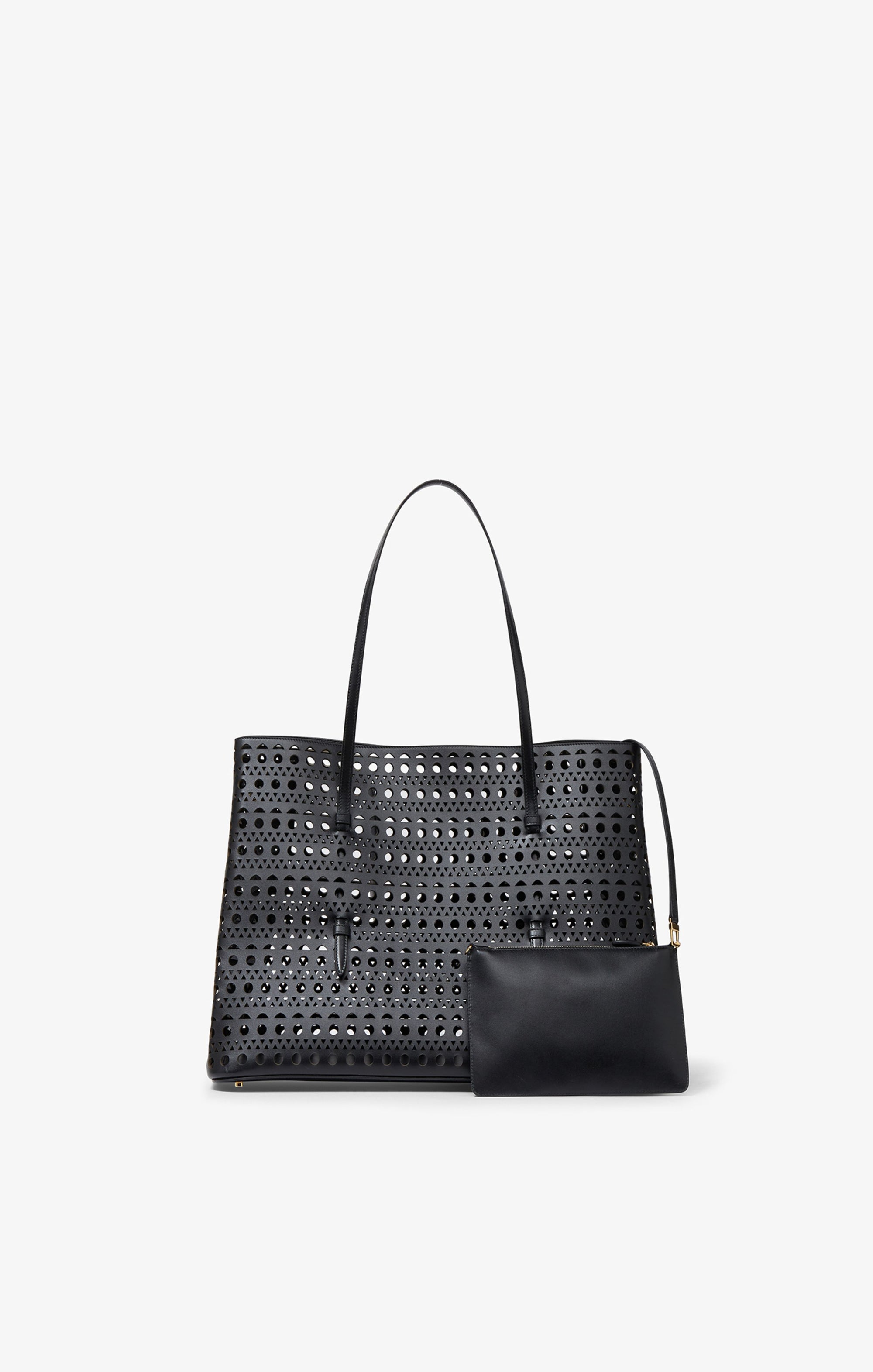 Mina 50 Leather Bag - Black