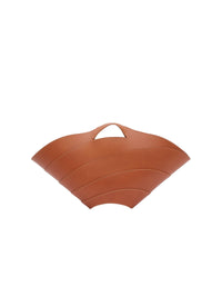 Leather Khaima bag - Cognac