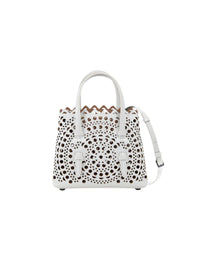 Mini Leather Mina Bag - Optic White