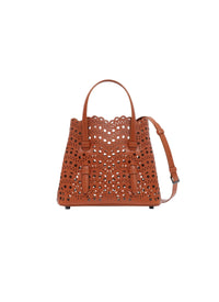 Mina 20 leather bag - Cognac