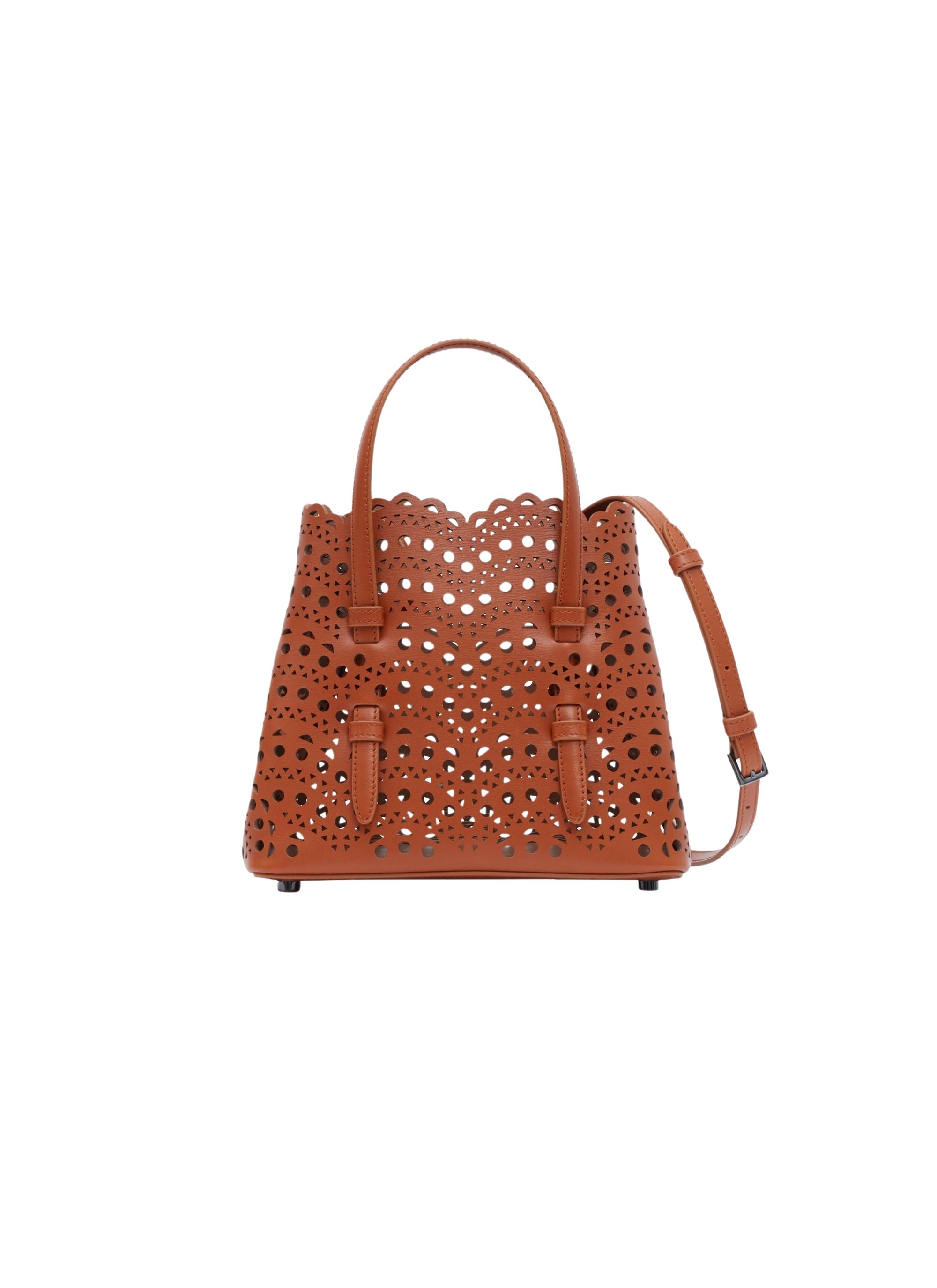 Mina 20 leather bag - Cognac