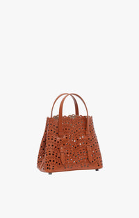 Mina 20 leather bag - Cognac