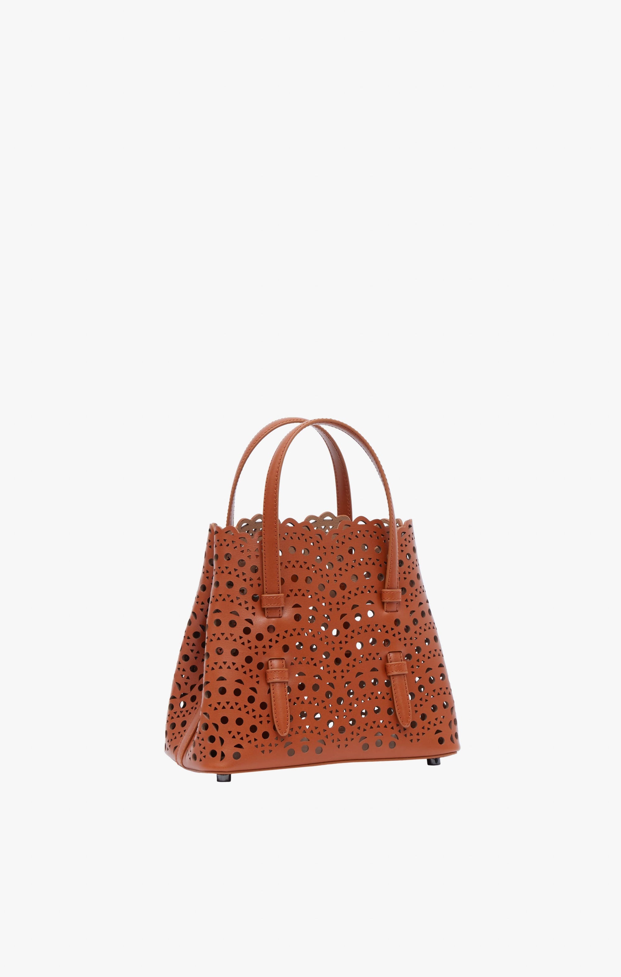 Mina 20 leather bag - Cognac