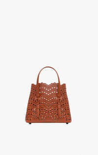 Mina 20 leather bag - Cognac