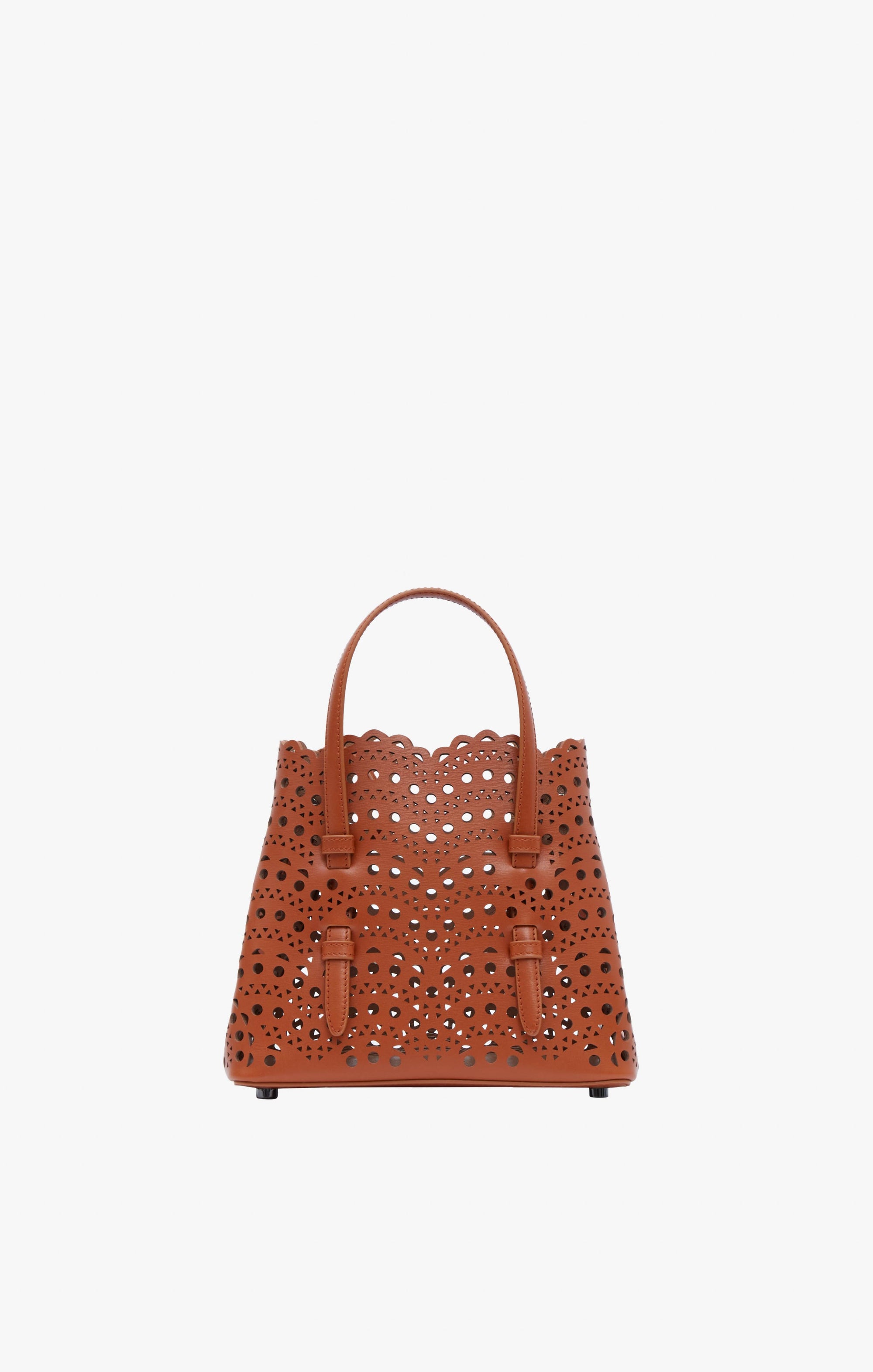 Mina 20 leather bag - Cognac