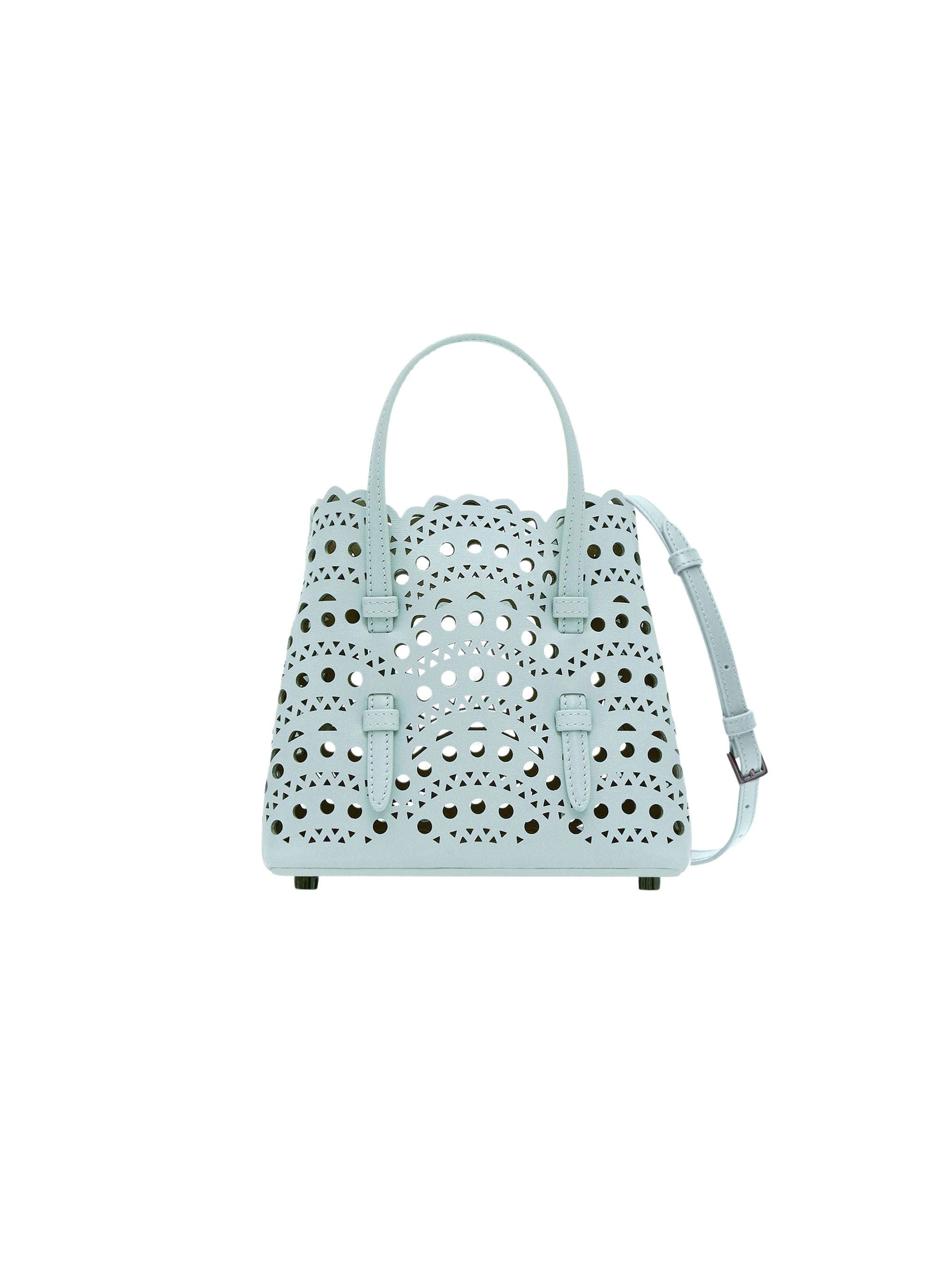 Sac Mina 20 en cuir - Gris Vert