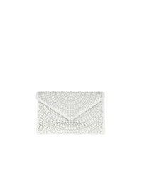 Openwork leather Oum bag - Optic White