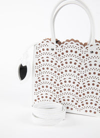 Garance 20 bag - White & Tobacco