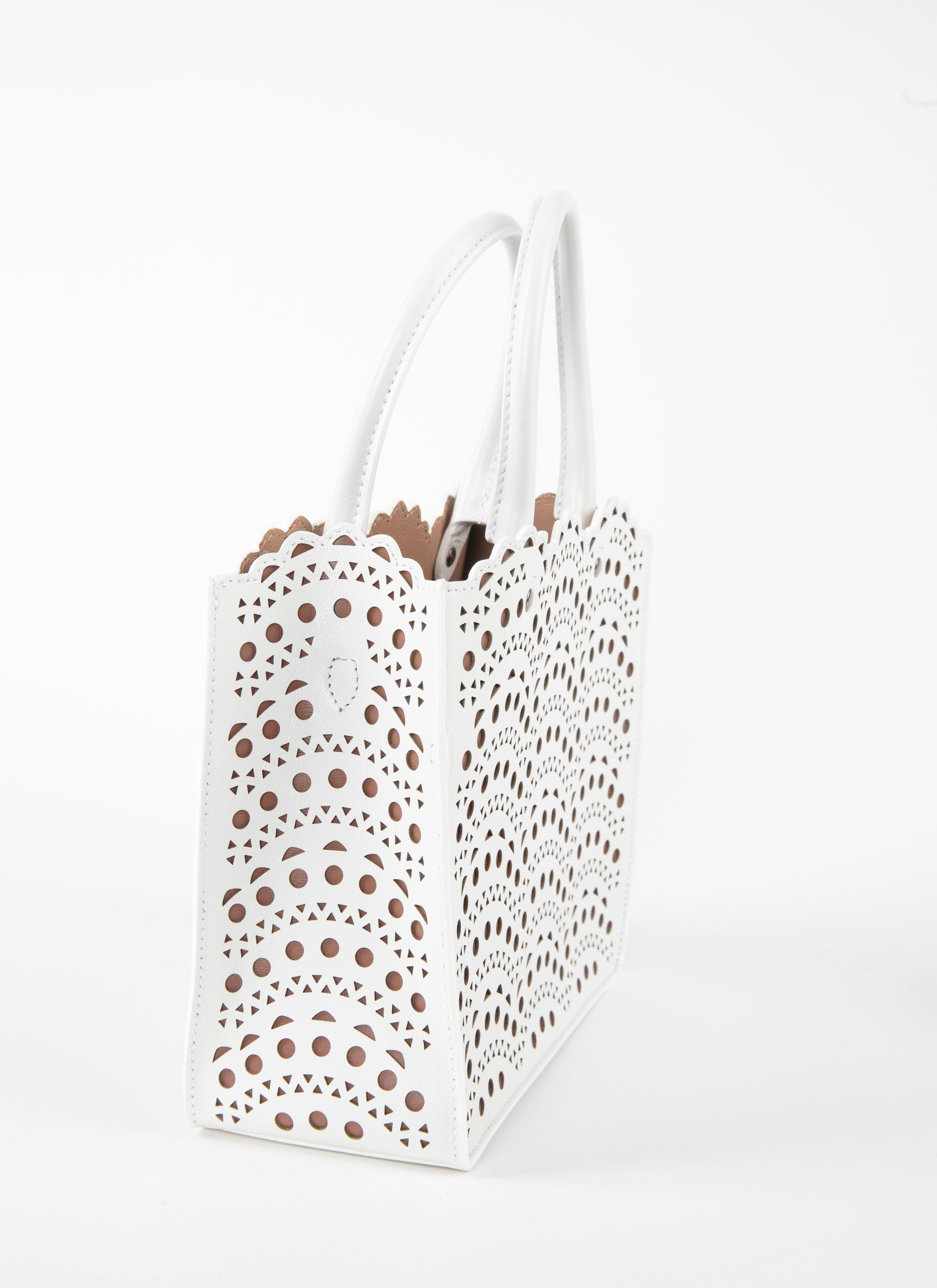 Garance 20 bag - White & Tobacco