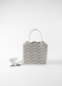 Garance 20 bag - White & Tobacco