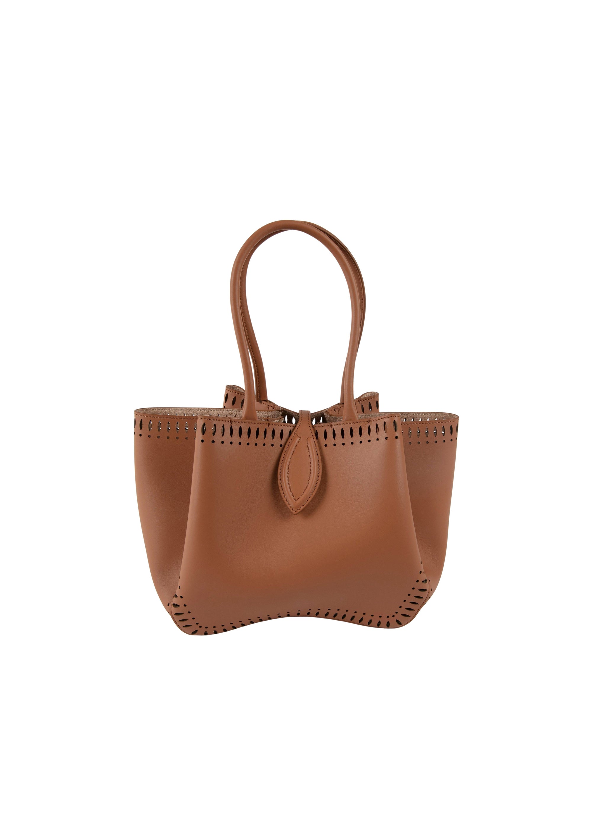 Angele 20 Leather Bag - Golden Brown