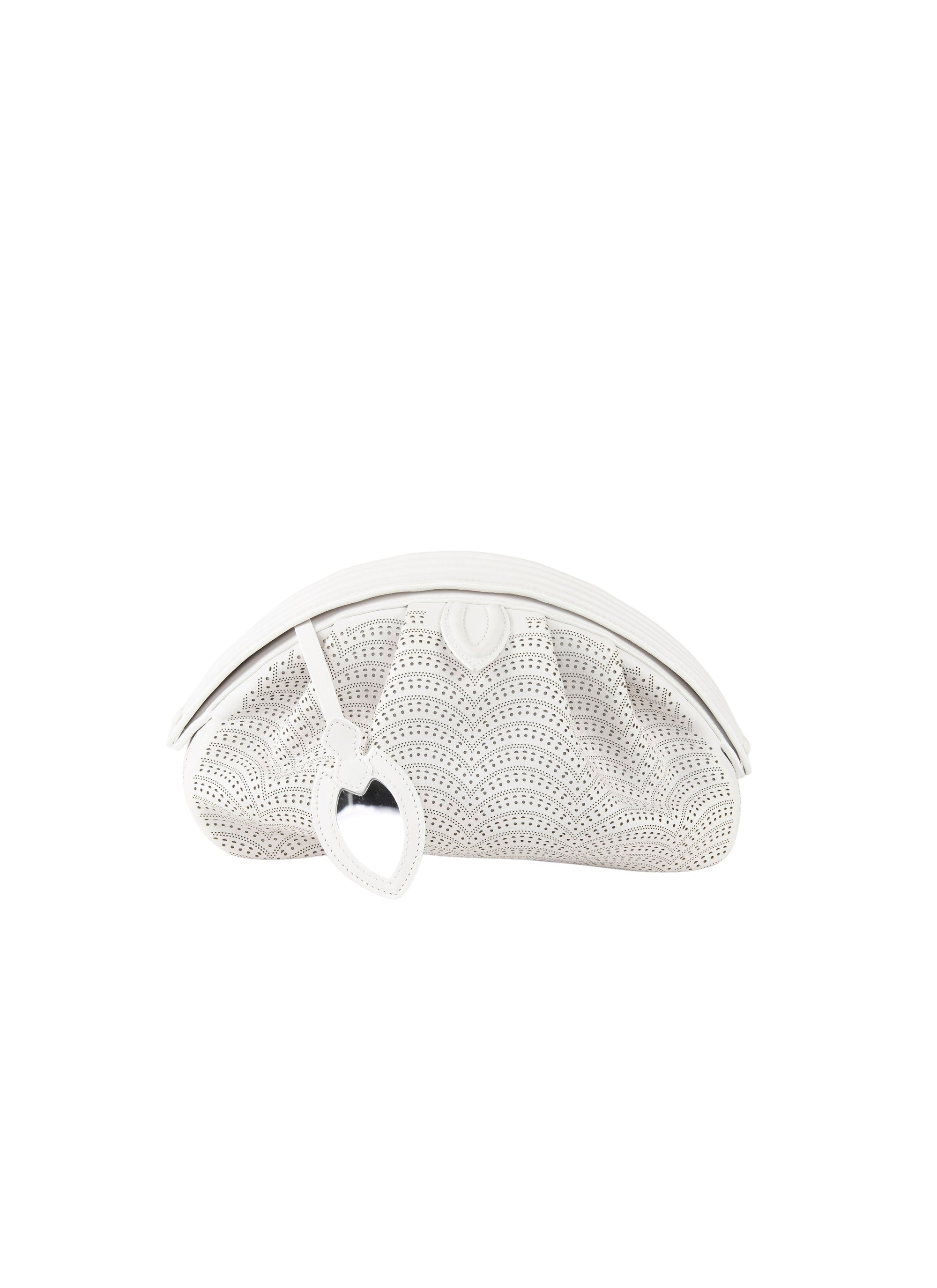 Samia 26 Leather Bag - Optic White