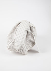 Samia 26 Leather Bag - Optic White