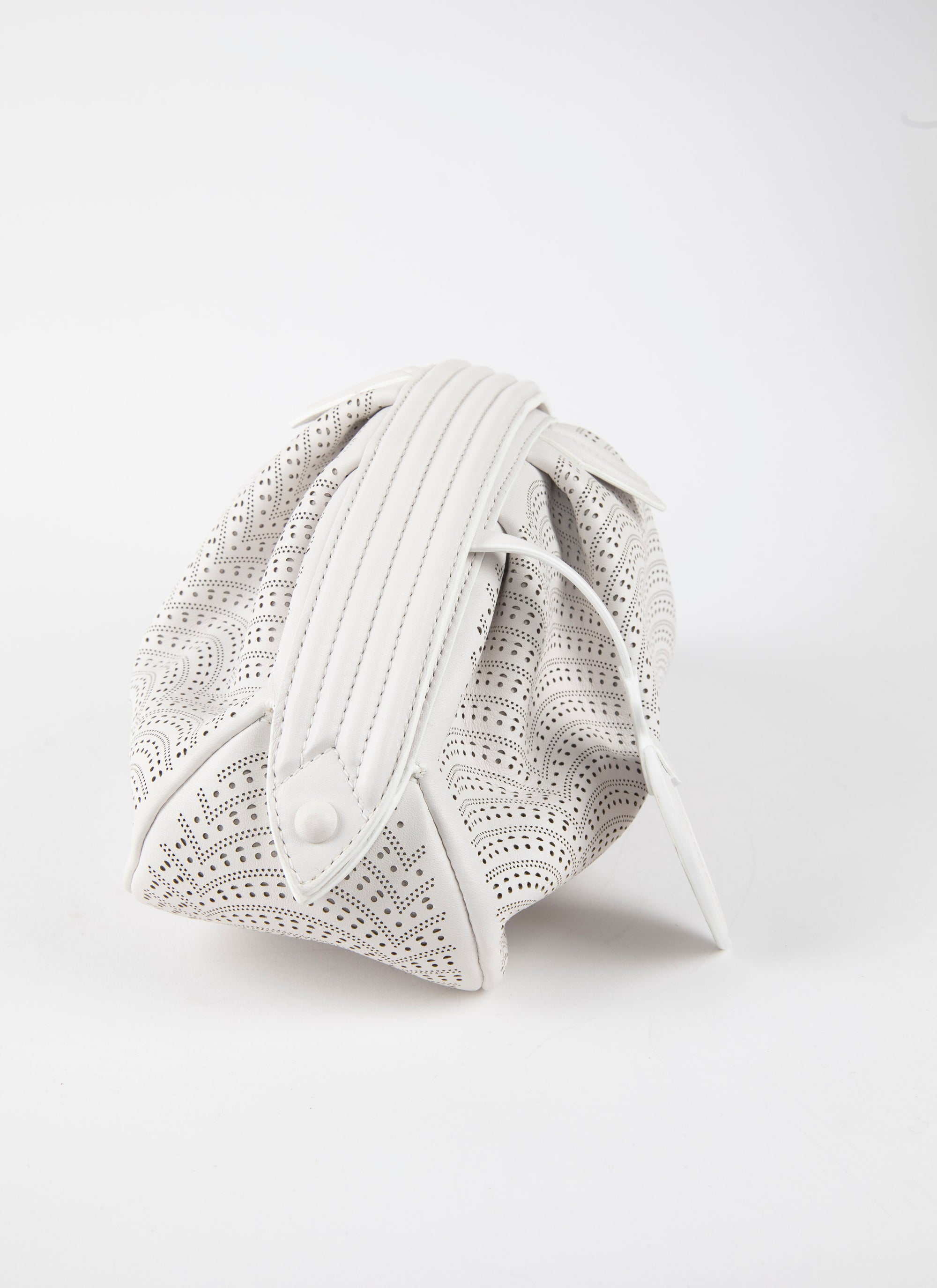 Samia 26 Leather Bag - Optic White