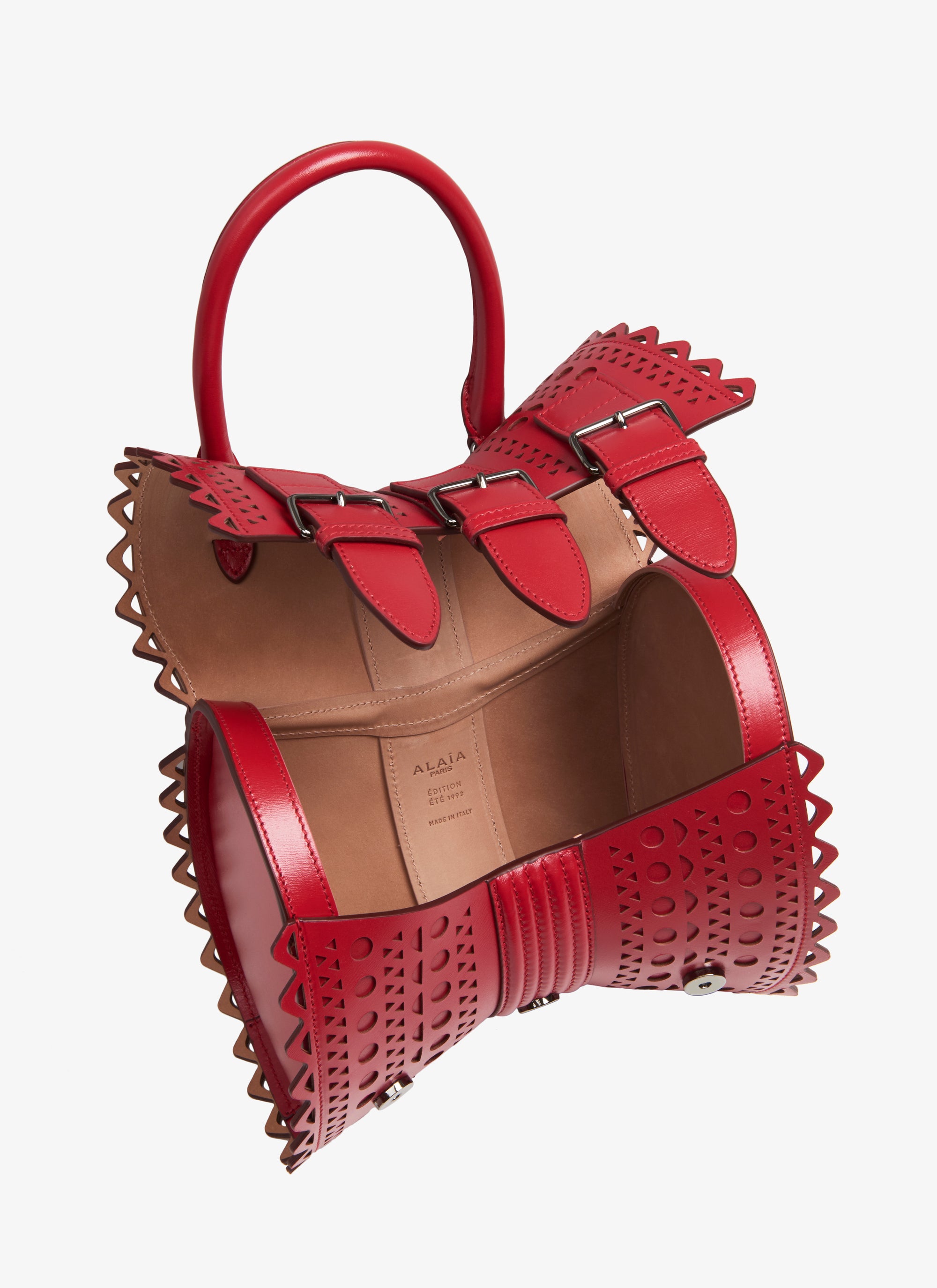 Corset bag 18 in leather - Lacquer