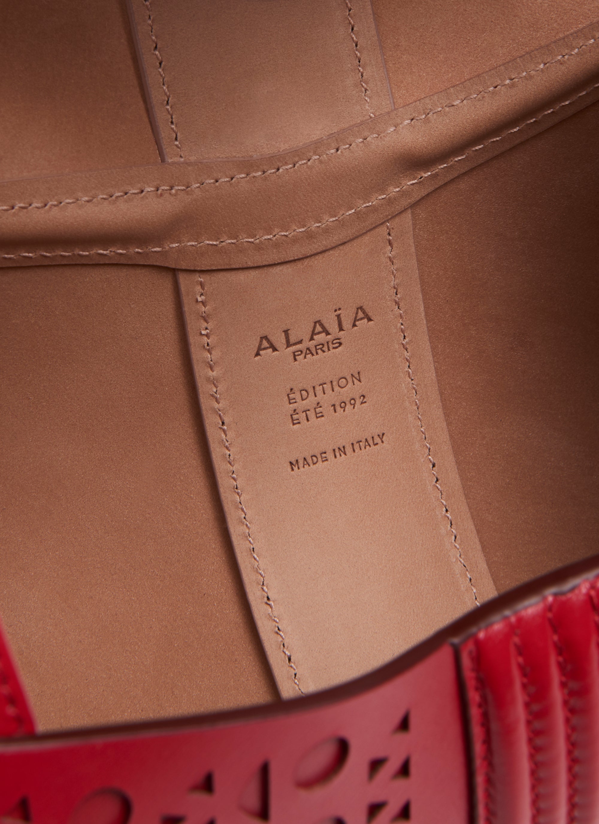 Corset bag 18 in leather - Lacquer