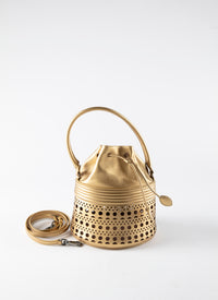 Corset Bucket bag - Gold