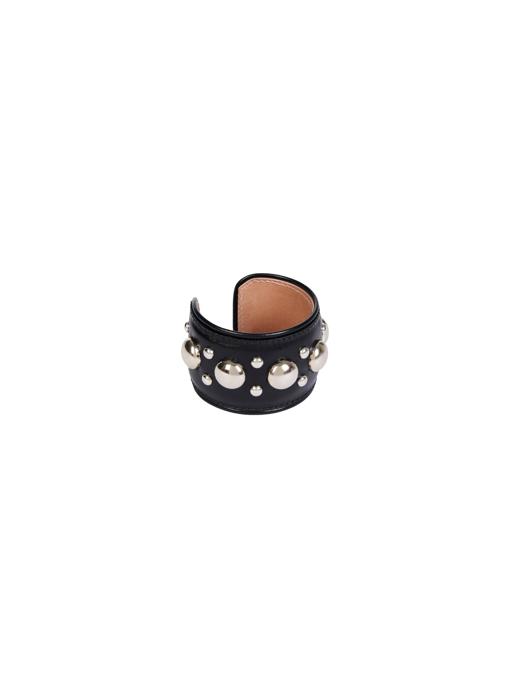 Leather bracelet - Intense Black